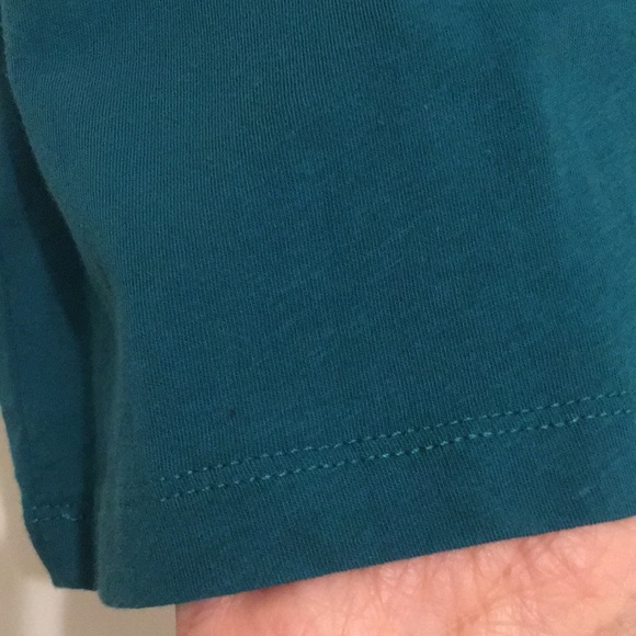 BNWT XS Anthropologie knit asymmetrical cut-out top by Deletta, cotton blend - Picture 6 of 9